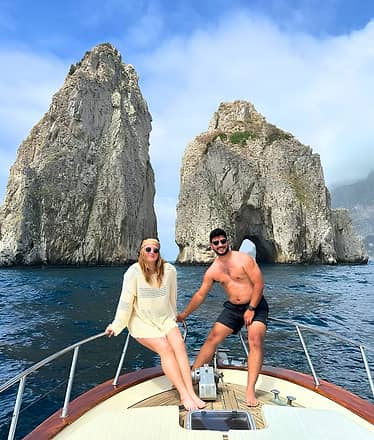 Full-day boat tour of Capri: explore sea caves and breathtaking views