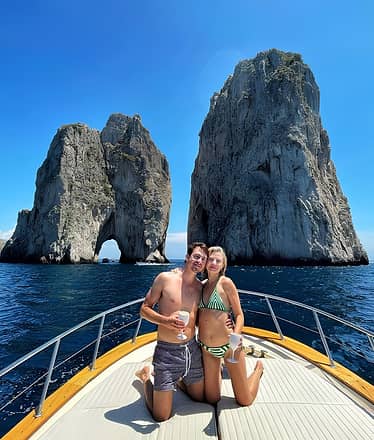 Full-day boat tour of Capri: explore sea caves and breathtaking views
