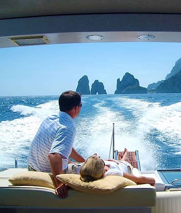 Tour privato di Capri in motoscafo luxury