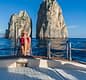 Dreamy private boat tour of Capri: grottoes, Faraglioni and relaxation