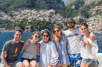 Semi-private boat tour of Positano and the Amalfi Coast