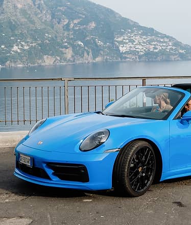 Porsche 911 Cabrio a noleggio, a Positano o Sorrento