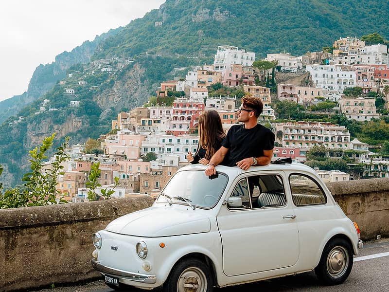 Rent a Fiat 500 in Positano or Sorrento - 2026 - Rental Car Positano ...
