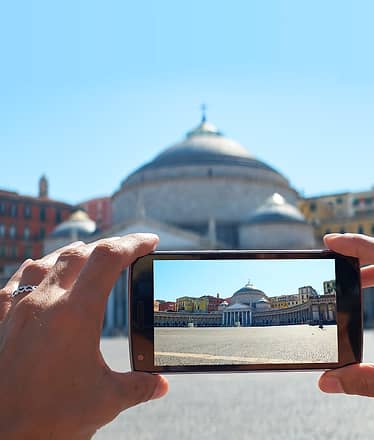 Naples at sunset: scenic minibus tour with local guide in English