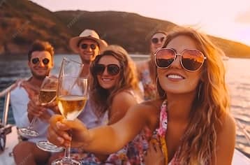 From Positano: sunset group boat tour of the Amalfi Coast