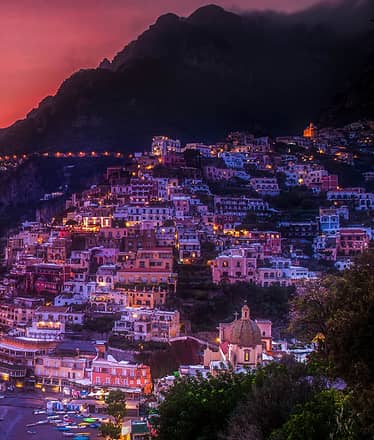 From Positano: sunset group boat tour of the Amalfi Coast