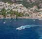 Premium private boat tour to Amalfi and Positano with islands, villages and sea views