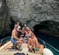 Tour in barca di gruppo a Capri, 3 ore con snorkeling e aperitivo