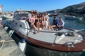 Half Day Private Tour on a traditional Gozzo Boat in Amalfi Coast 