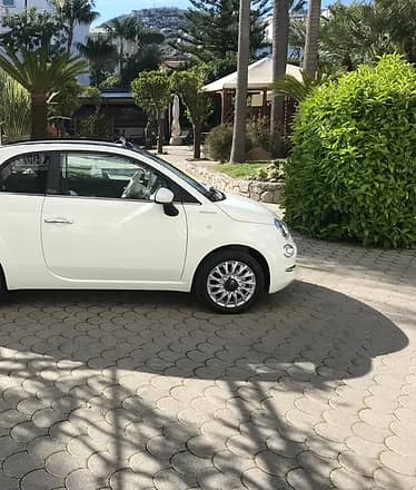 Fiat 500 Cabrio Rental (Manual) in Sorrento