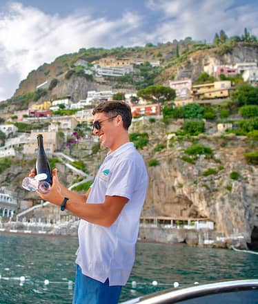 Crociera Privata al Tramonto in Costiera Amalfitana con Prosecco