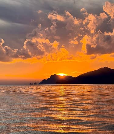 Sorrento by Night Private Sunset Cruise with Dinner in Nerano
