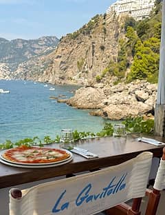 Cooking Class in Inglese: Pizza e Gelato con Vista Mare