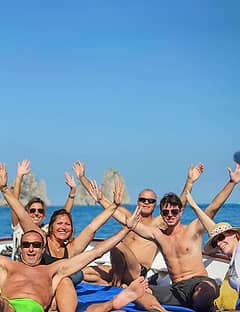 Capri Island Boat Tour for Small Groups with Swimming Stops