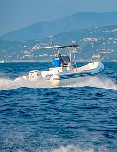 Capri Rubber Dinghy Rental with Boating License