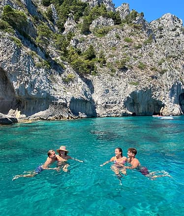 Giro dell'isola in barca con bagno + Opzione Grotta Azzurra