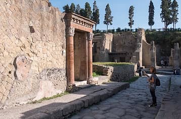 Pompeii, Herculaneum and wine taste-lunch: private tour