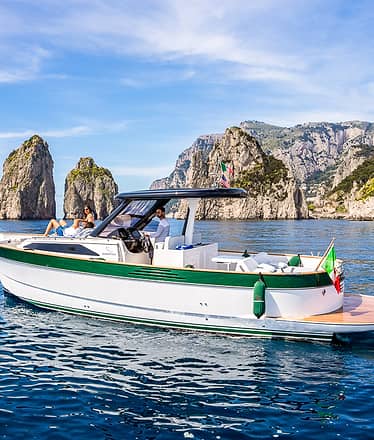A Wonderful Day at Sea off the Island of Capri