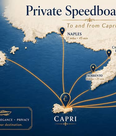 Servizi Transfer da e per Capri in Barca Privata di Lusso
